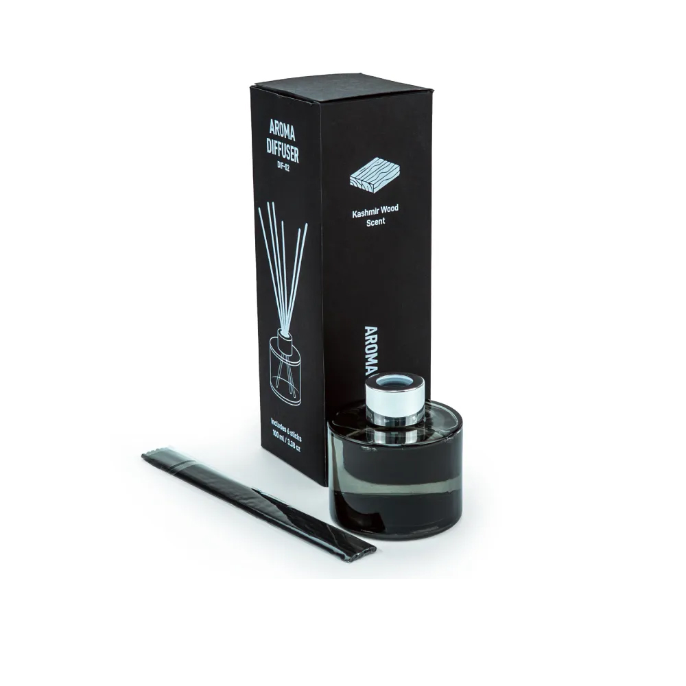 Aroma Reed Diffuser with Kashmir Wood Scent 100ml & 6 Pcs Sticks - alternate view